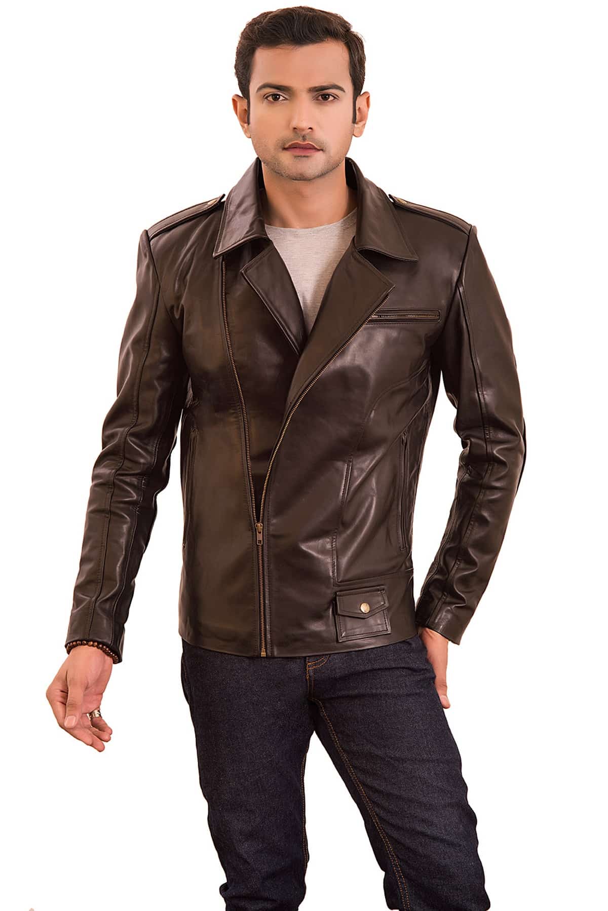 echo genuine leather jacket