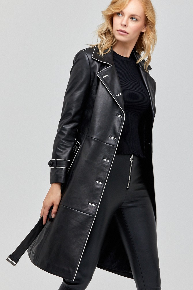 Motorcycle trench coat hotsell
