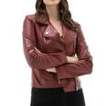 Real Soft Leather Biker Jacket