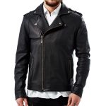 leather winter coats mens