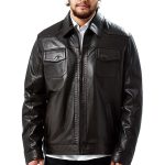 leather tassel jacket