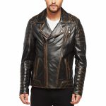 genuine leather biker jacket