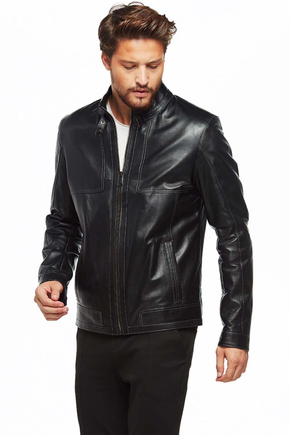 men's leather jackets