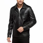 genuine leather jacket mens amazon