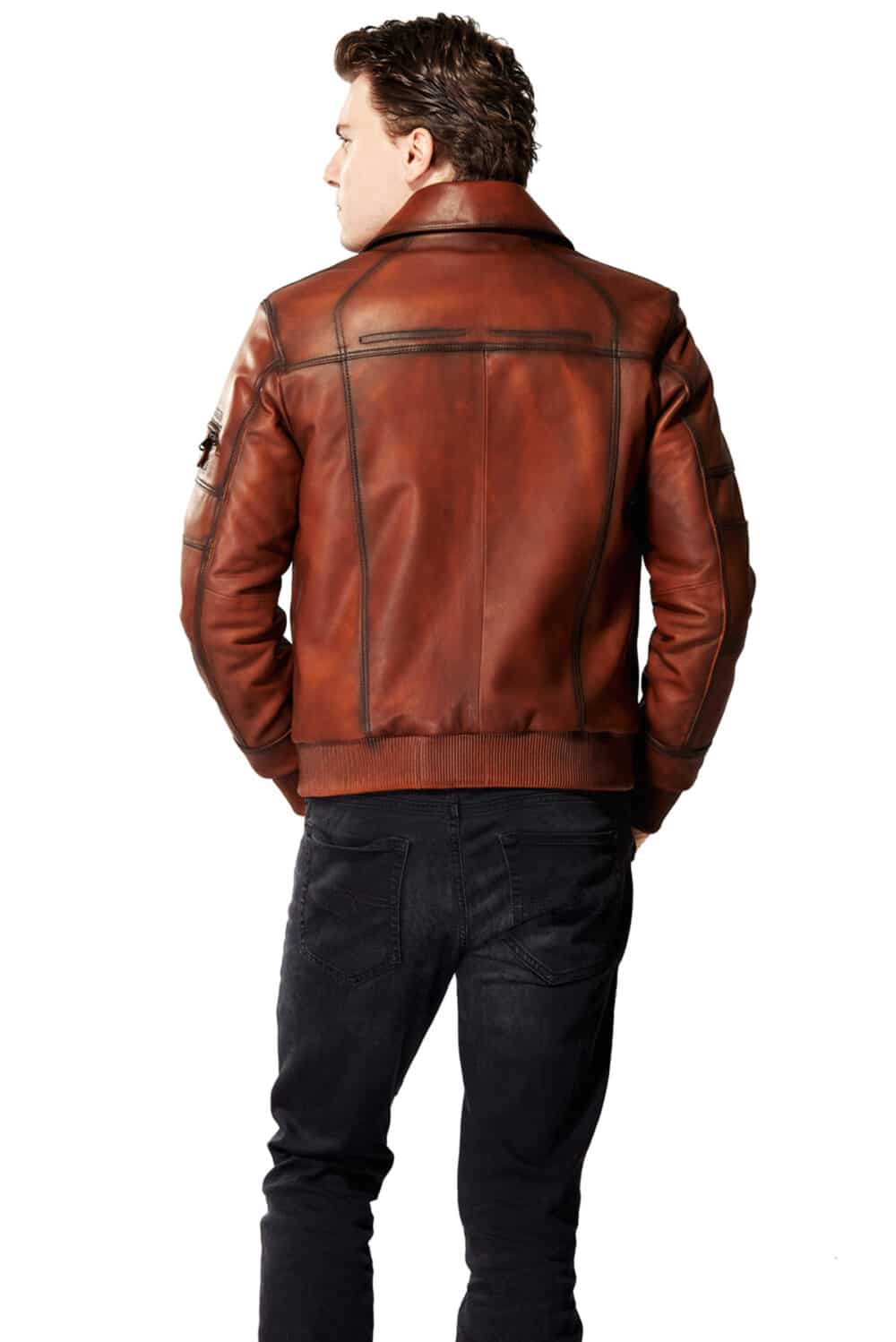 quilted leather coat