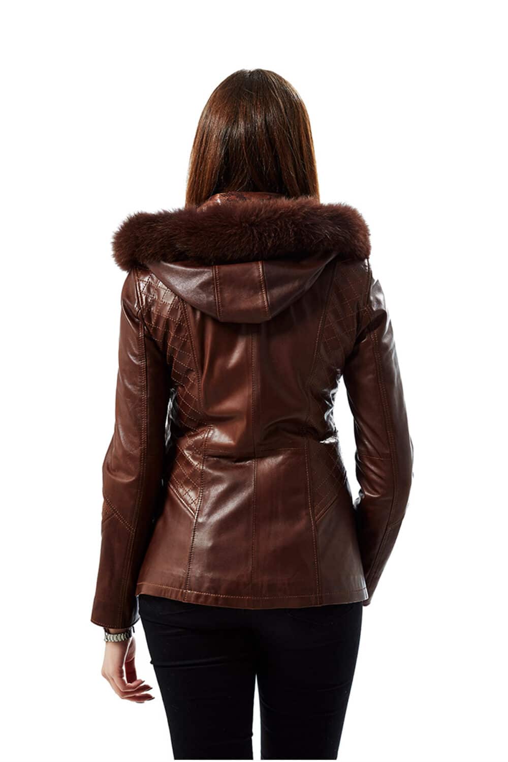 real leather moto jacket