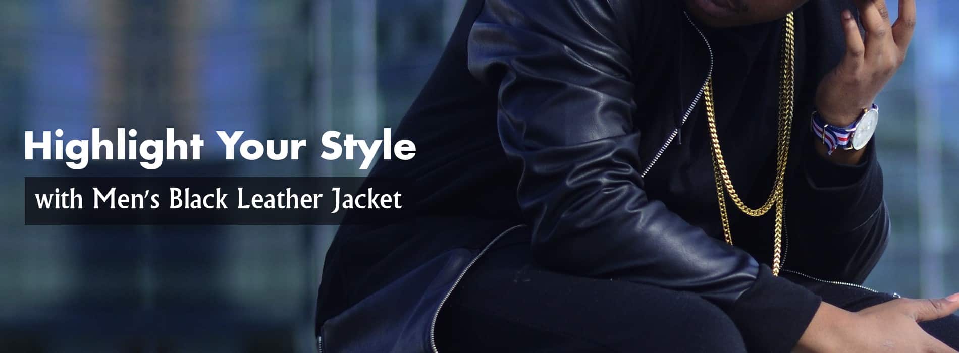 How to style black leather jacket