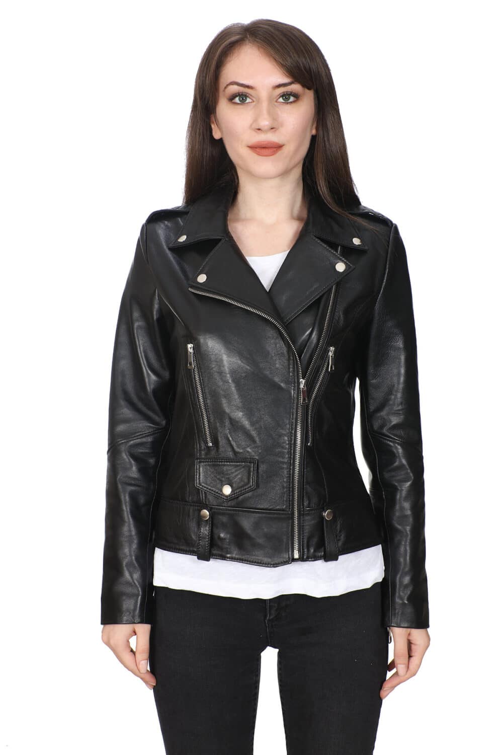 Dockers Leather Jacket Womens
