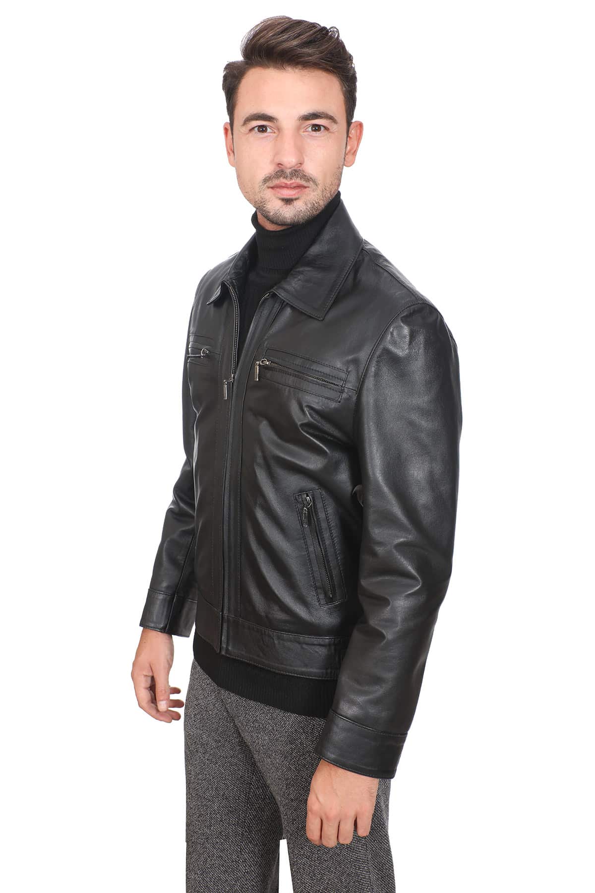 Rafferty-black-mens-lambskin-leather-jacket