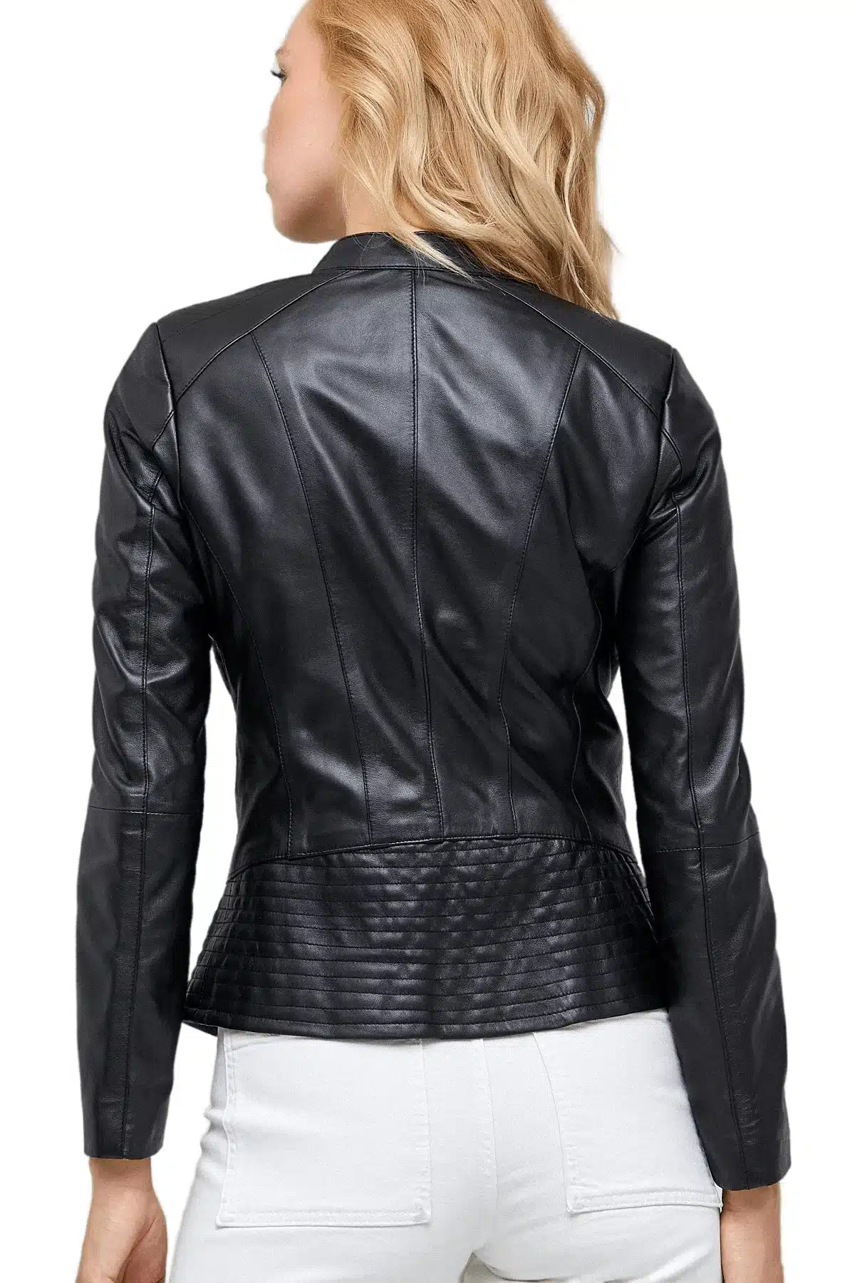 Millie Women's 100 % Real Black Leather Jacket