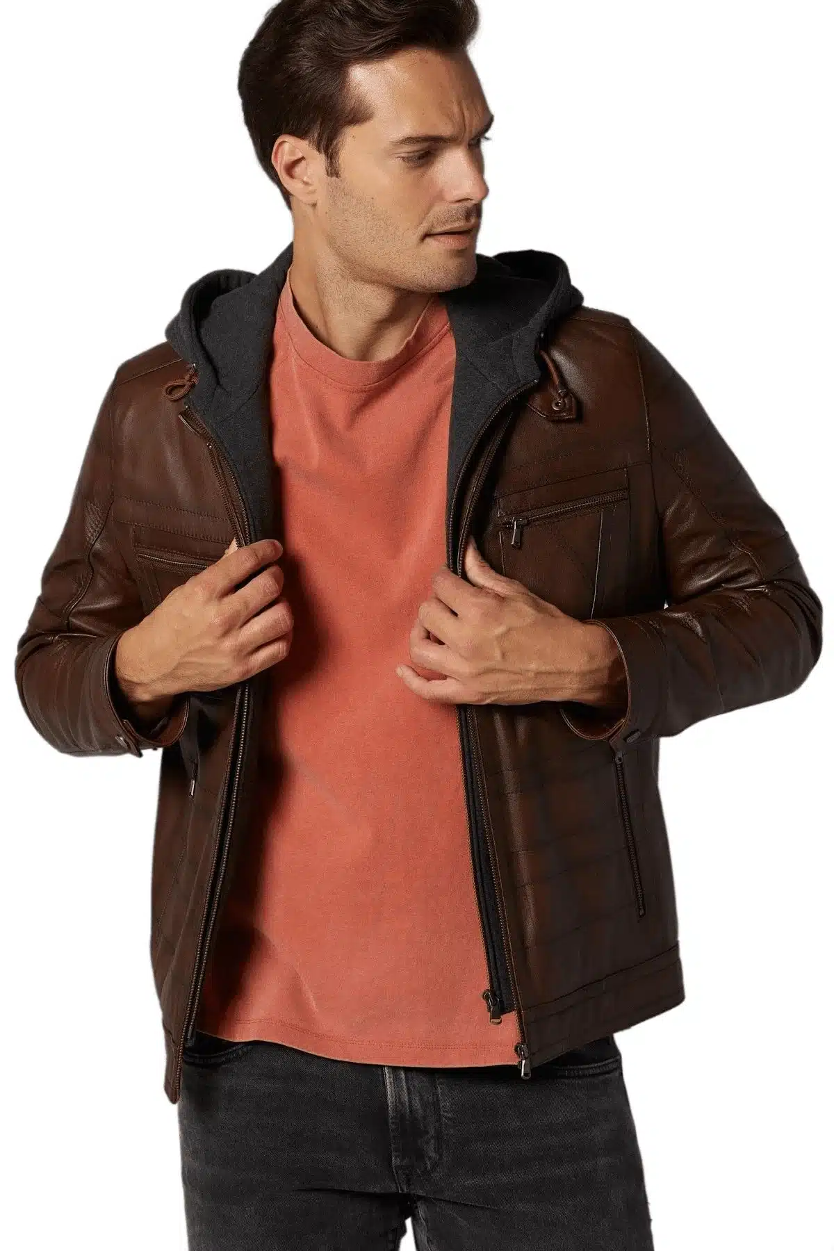 Hooded Classic Brown Men’s Leather Jacket (5)_result