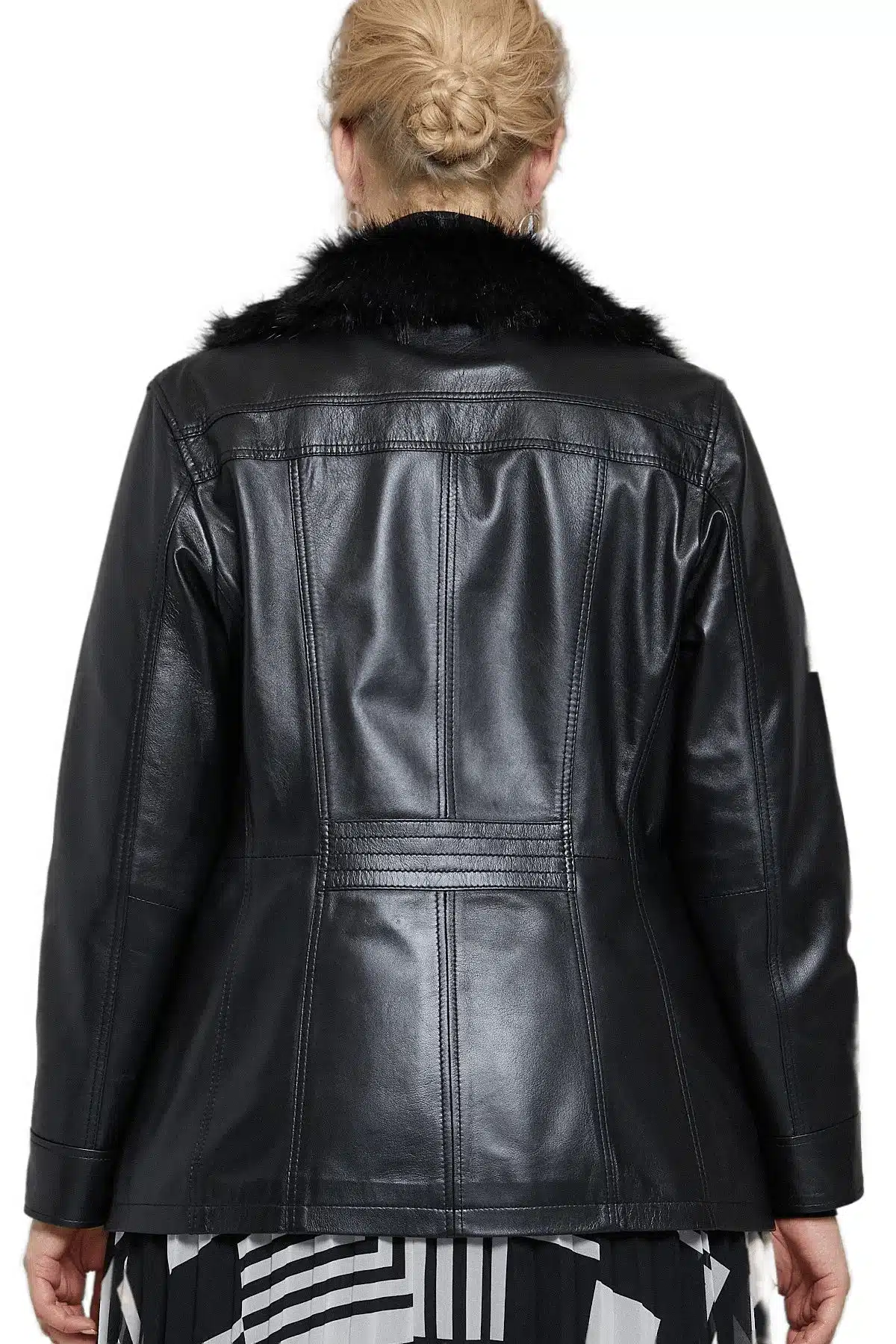 Lona Women’s Furry Collar Leather Jacket in Black (4)_result