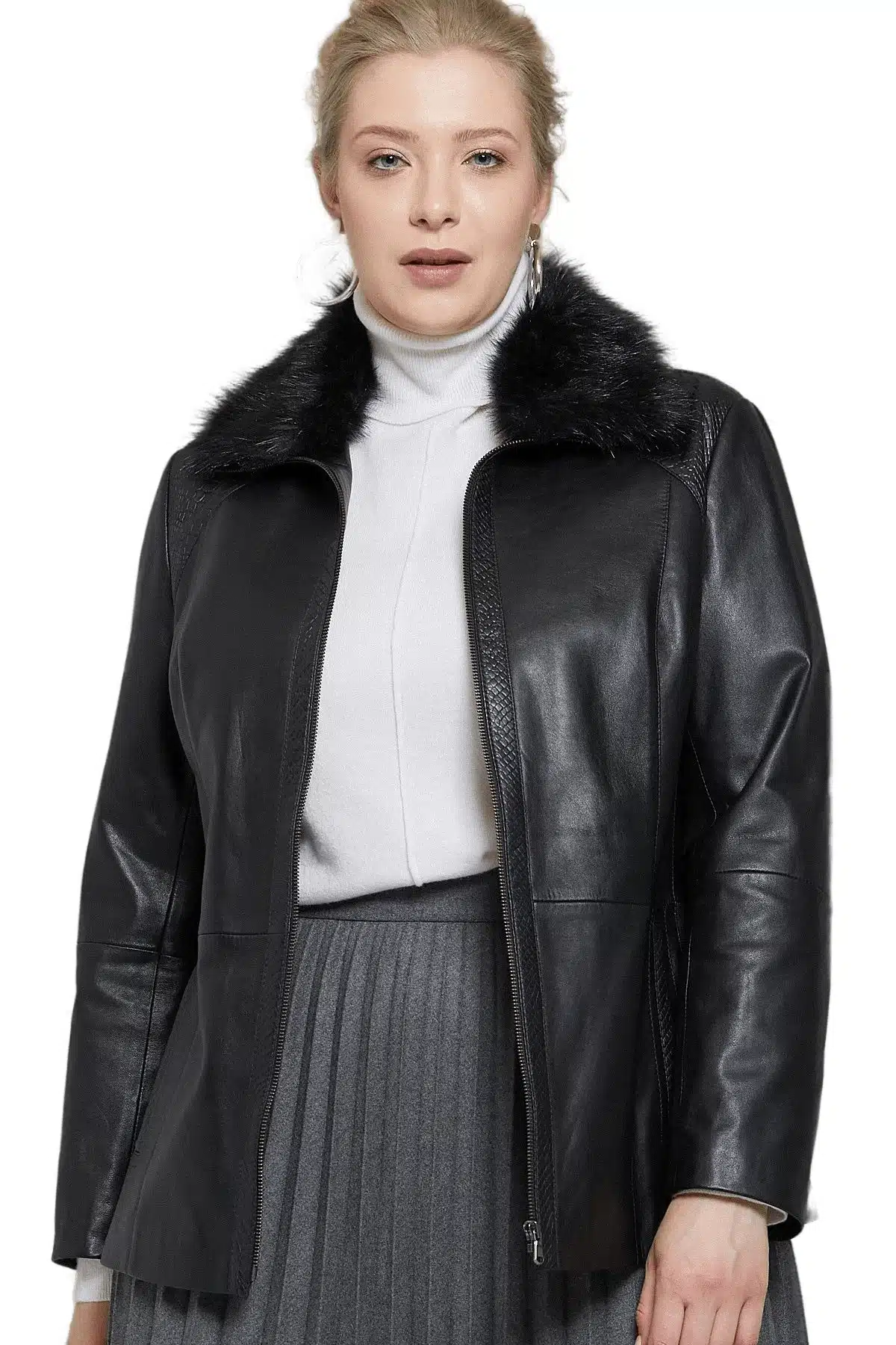 Women’s Black Classic Lambskin Leather Jacket (1)_result